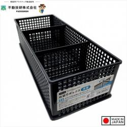 Rổ chữ nhật đựng đồ 03 ngăn, vách rời size XL-màu đen_14