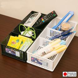 Rổ chữ nhật đựng đồ 03 ngăn, vách rời size XL-màu trắng_10