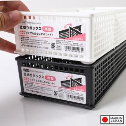 Rổ chữ nhật đựng đồ 03 ngăn, vách rời L-WH_2