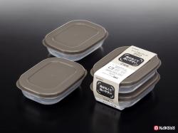Set 02 hộp đựng thực phẩm Nakaya Container 250ml x2 - Nắp trắng_4