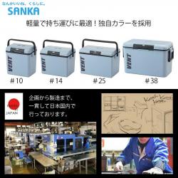 Thùng đá giữ nhiệt đa năng Vent Bansereno 36L - Màu xanh_13