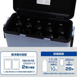 Thùng đá giữ nhiệt đa năng Vent Bansereno 36L - Màu xanh_8