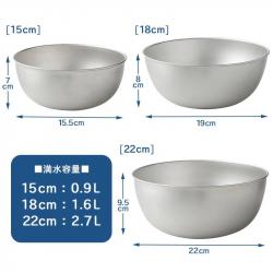 Tô tròn inox Colander Ø22cm_7