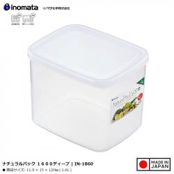 Hộp thực phẩm Inomata Natural Pack 1600ml dáng cao_A