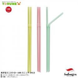 Set 100 ống hút mini Torune Flexible Ø4x160mm_2