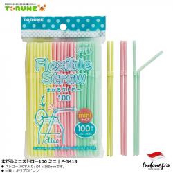 Set 100 ống hút mini Torune Flexible Ø4x160mm_3