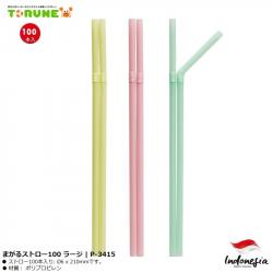 Set 100 ống hút Torune Flexible Ø6x210mm_2