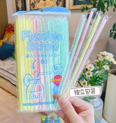 Set 100 ống hút Torune Flexible Ø6x210mm_5