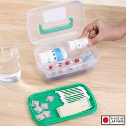 Hộp đựng đồ y tế gia đình Nakaya Green 800ml_3