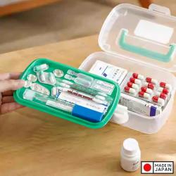 Hộp đựng đồ y tế gia đình Nakaya Green 800ml_2