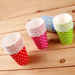 Set 30 cốc giấy chấm bi Maruki 100ml_6