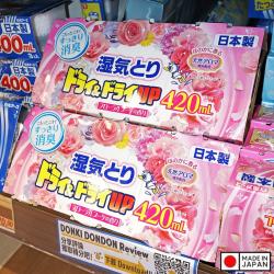 Set 3 hộp hút ẩm khử mùi Hakugen (450ml x3) - Hương hoa_5