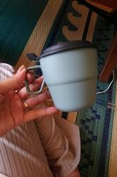 Cốc uống nước có nắp Inomata 360ml - Màu xanh_10