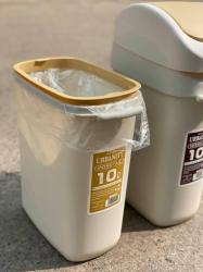 Thùng rác Urbanity 10L nắp xoay - Màu be_5