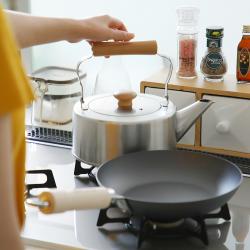 Ấm đun nước bếp từ cao cấp Freiz Takumiya 2.5L (tay cầm bằng gỗ)_5