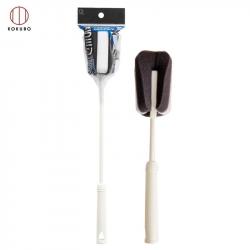 Cây cọ rửa bình nước, chai lọ cán dài Kokubo_8