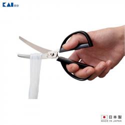 Kéo nhà bếp đầu cong Kai Magoroku - Màu đen_7