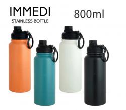 Bình inox giữ nhiệt Immedi 800ml - Vàng cam_2