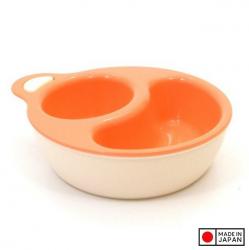 Bộ bát ăn dặm chia ngăn Inomata Paku - Màu hồng_10