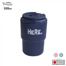 Cốc giữ nhiệt có nắp xoay Here 320ml - Màu Navy_A