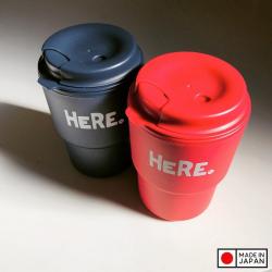 Cốc giữ nhiệt có nắp xoay Here 320ml - Màu Red_4