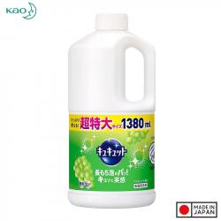 Nước rửa chén bát Kao Kyukyuto 1380ml - Hương nho_A