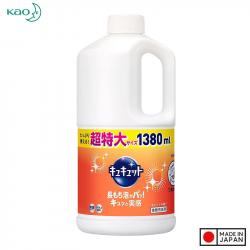 Nước rửa chén bát Kao Kyukyuto 1380ml - Hương cam_A
