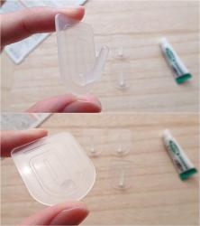 Set 04 móc dính + tuýp keo dán Kokubo Hook size S_7