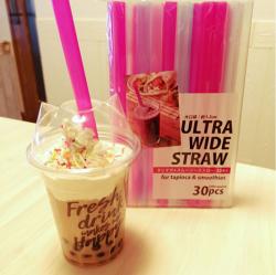 Set 30 ống hút trà sữa Ultra Wide Ø12x210mm_2