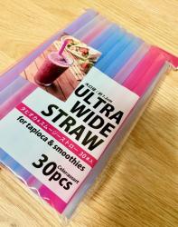 Set 30 ống hút trà sữa Ultra Wide Ø12x210mm_8
