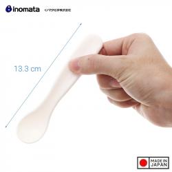 Set thìa nĩa nhựa cho bé Inomata Alku_6
