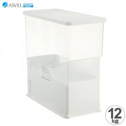 Thùng gạo thông minh Asvel Unix S 12kg - Màu trắng_21