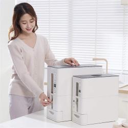 Thùng gạo thông minh Asvel Unix Ware 12kg - Màu trắng_4