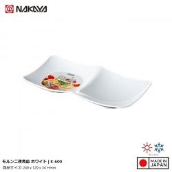 Đĩa đựng nước chấm 2 ngăn Nakaya Moln_A