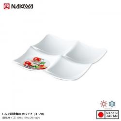 Đĩa đựng nước chấm 4 ngăn Nakaya Moln_A