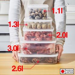 Hộp đựng thực phẩm chữ nhật Nakaya Pack U 3.0L_7