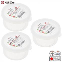 Set 3 hộp chia thức ăn dặm cho bé Nakaya Pack F 180ml_2
