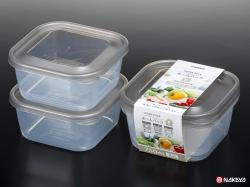 Set 2 hộp thực phẩm Nakaya Home Pack E2P 750ml - Brown_7