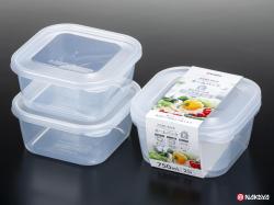 Set 2 hộp thực phẩm Nakaya Home Pack E2P 750ml - Clear_4