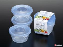 Set 3 hộp thực phẩm Nakaya Home Pack D3P 250ml - Blue_4