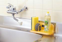 Giá đựng dụng cụ rửa chén, bát - Màu vàng_4