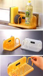 Giá đựng dụng cụ rửa chén, bát - Màu vàng_3