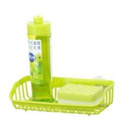 Giá đựng xà bông đôi có núm hít chân không (Màu trắng)_7