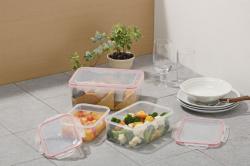 Hộp đựng thực phẩm chữ nhật Inomata1.3L_9