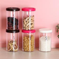 Hộp đựng đồ khô Slim Pot 680ml - nắp trắng_7