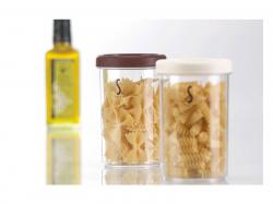 Hộp đựng đồ khô Slim Pot 680ml - nắp trắng_8