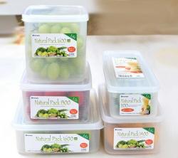 Hộp thực phẩm Inomata Natural Pack 1600ml dáng cao_8