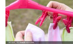 Móc 8 kẹp phơi quần áo Kokubo Ramo - Màu hồng_6