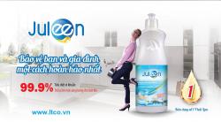 Nước rửa chén bát Juleen diệt khuẩn, không mùi - 800ml_5