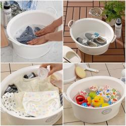 Chậu nhựa tròn Inomata Wash Tub 12 lít_8